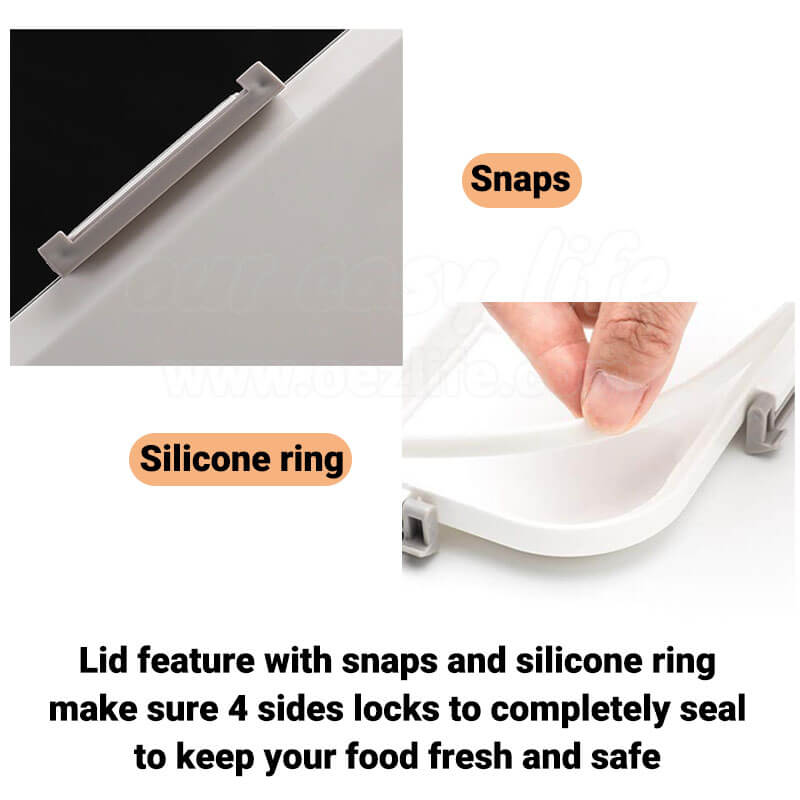 simple plastic lunch box for adults and kids keep food fresh and safe