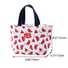 dimension of fashionable flamingo japanese lunch tote bag for women