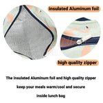 fashionable women lunch tote bag keep lunch warm or cold
