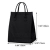 dimension of designer insulated women lunch bag purse for work