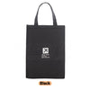 black stylish large foldable lunch tote bag for women men to work