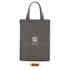 gray stylish large foldable lunch tote bag for women men to work