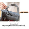 stylish large foldable lunch tote bag for women men to work with pocket