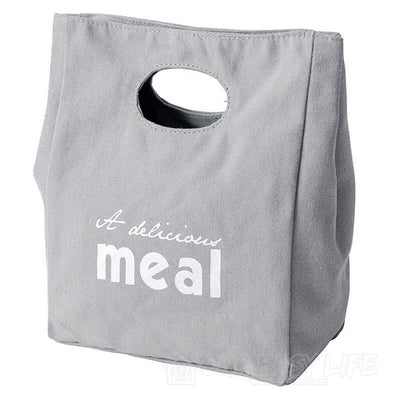 Reusable Organic Cotton Canvas Stylish Lunch Tote Bags-main