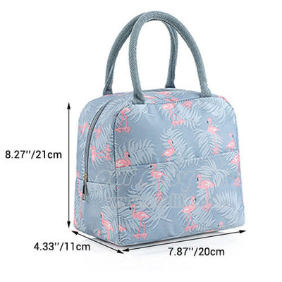 dimension of insulated cute lunch tote for women girls