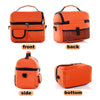 8L Large Capacity Thermal Insulated Lunch Cooler Bags for Women and Men-display four sides