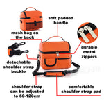 8L Large Capacity Thermal Insulated Lunch Cooler Bags for Women and Men-display the structure