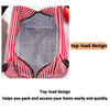 portable insulated lunch tote bag for women to work zipper top load design