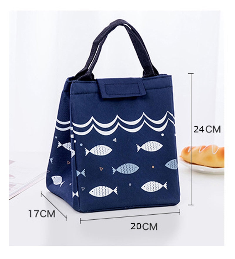 Waterproof Oxford Thermal Tote Lunch Bag