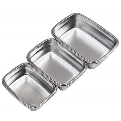 Stainless Steel Bento Lunch Boxes  for Adults and Kids, 4 Size