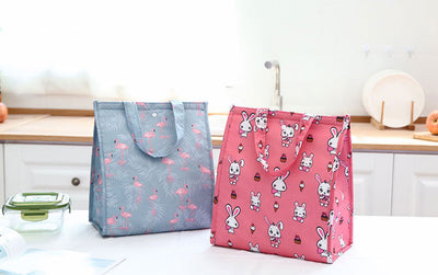 Cute Pattern Thermal Lunch Bag