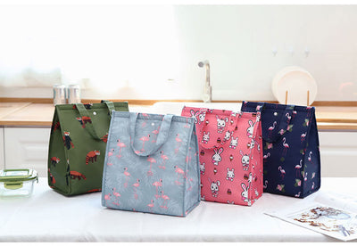 Cute Pattern Thermal Lunch Bag