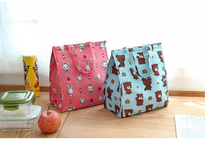 Cute Pattern Thermal Lunch Bag