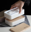 Double Decker Bento Lunch Boxes for Adults and Kids, Japanese Style