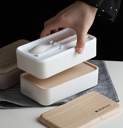 Double Decker Bento Lunch Boxes for Adults and Kids, Japanese Style