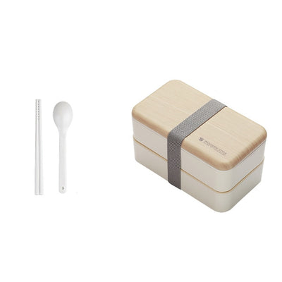 Double Decker Bento Lunch Boxes for Adults and Kids, Japanese Style