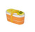 Cute Plastic Bento Lunch Boxes for Kids, Double Decker, 600ml