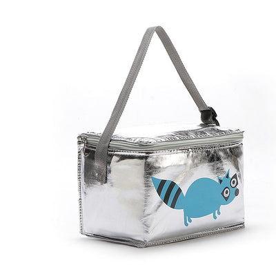 6L Cute Thermal Lunch Bags With Cartoon Animal  For Women And Kids