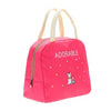 Fashionable Canvas Lunch Bag Portable And Insulated Thermal For Women And Kids