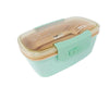 Double Decker Bento Lunch Boxes for Adults and kids, Wheat Straw, 800ml