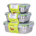 Stainless Steel Bento Lunch Boxes  for Adults and Kids, 4 Size