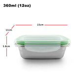 Stainless Steel Bento Lunch Boxes  for Adults and Kids, 4 Size