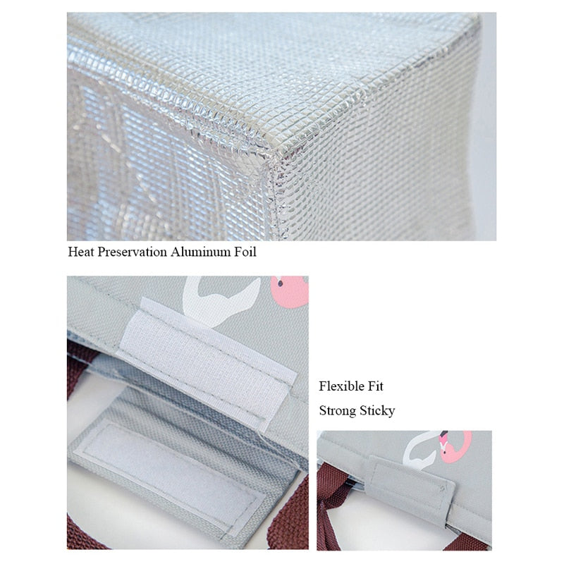 Waterproof Oxford Tote Lunch Bag