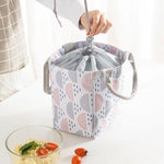 Portable Drawstring Closure Lunch Bag