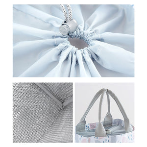 Portable Drawstring Closure Lunch Bag