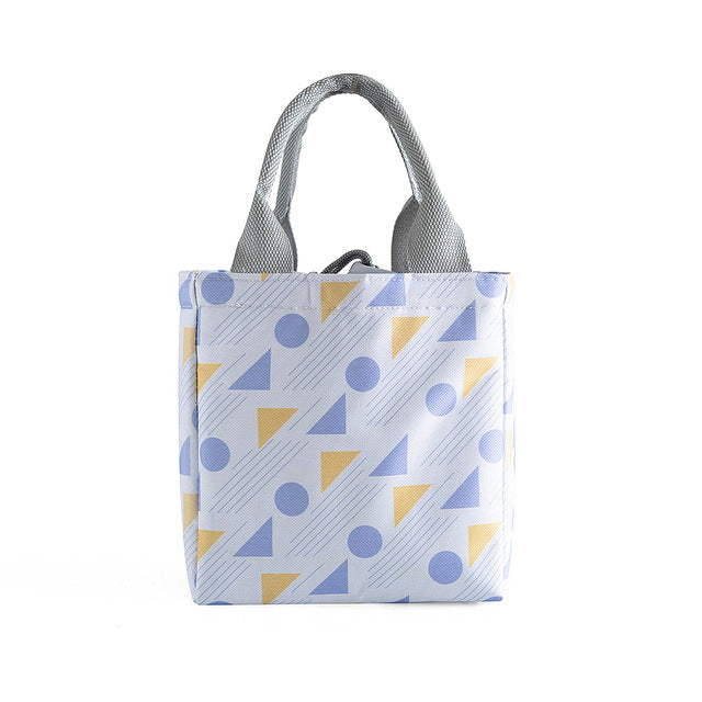 Portable Drawstring Closure Lunch Bag