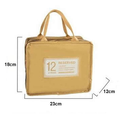 Cute Insulated Leather Lunch Tote Bag For Women, Girls
