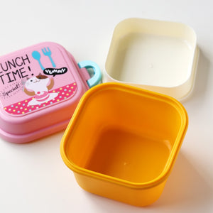 Double Decker Cute School Bento Lunch Boxes for Kids